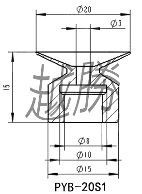 真空吸盤-20∮單層