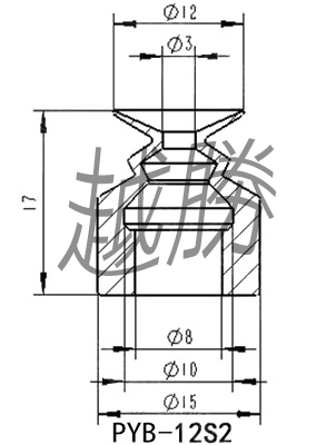 真空吸盤-12∮雙層